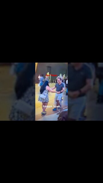 Just having fun on Fremont Street in Las Vegas