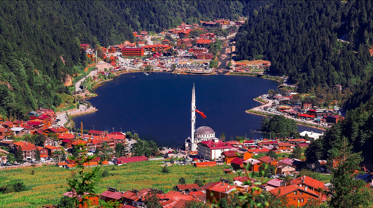 The beautiful city center of Trabzon