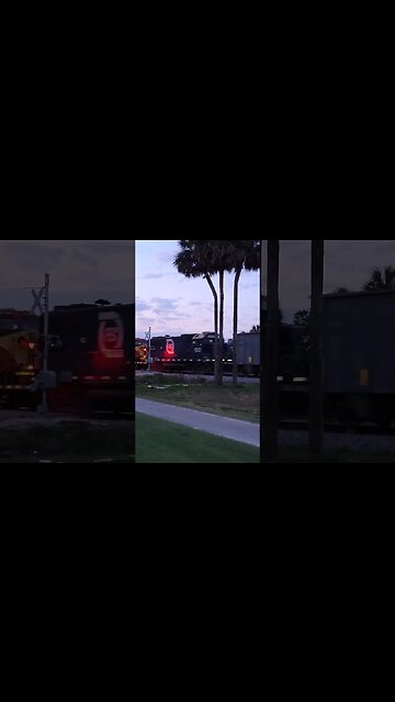Florida East Coast Railway FEC-206 Daytona Beach Golf Club May 5 2023 #railfanrob #fec206