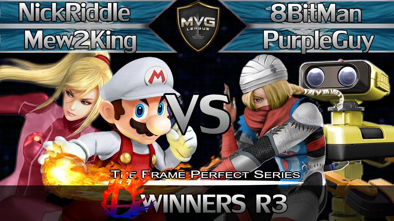 VS|NickRiddle & COG MVG|Mew2King vs. GOTE|8BitMan & BC|PurpleGuy - Winners R3 - FPS