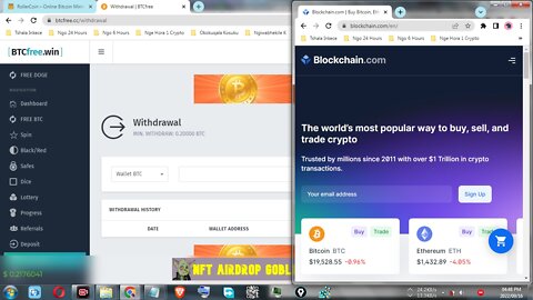 How To Get Free Bitcoin BTC Every 60 Minutes At BTCfree And Instant Withdraw At Blockchain Wallet