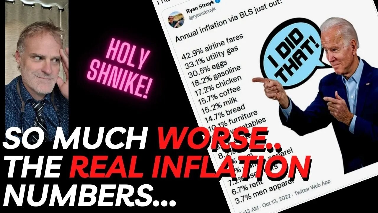 So much WORSE List of items and their ACTUAL inflation rates