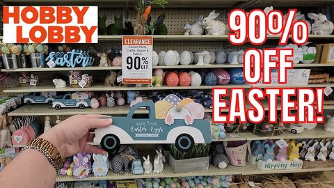 HOBBY LOBBY | 90% OFF EASTER! 🐰 | AMAZING DEALS! | STORE WALK THRU! @hobbylobby