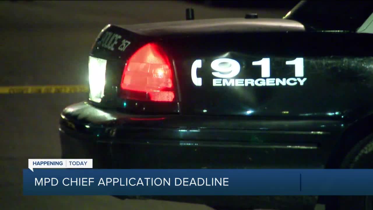 MPD chief application deadline