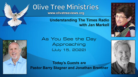 As We See the Day Approaching – Pastor Barry Stagner and Jonathan Brentner