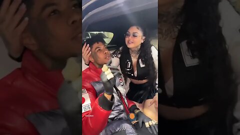 #blueface and #jaidynalexxis practicing lyrics #jalalalkali