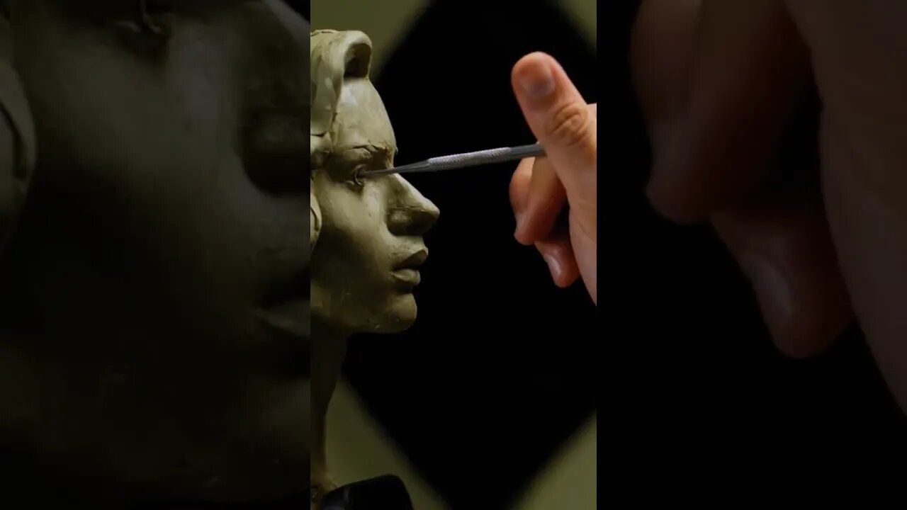 Details of the Eyes. PortraitSculpting