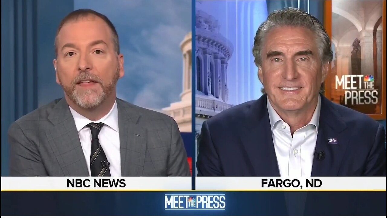 Chuck Todd to GOP Gov Burgum: Why Aren't You Bashing Trump?