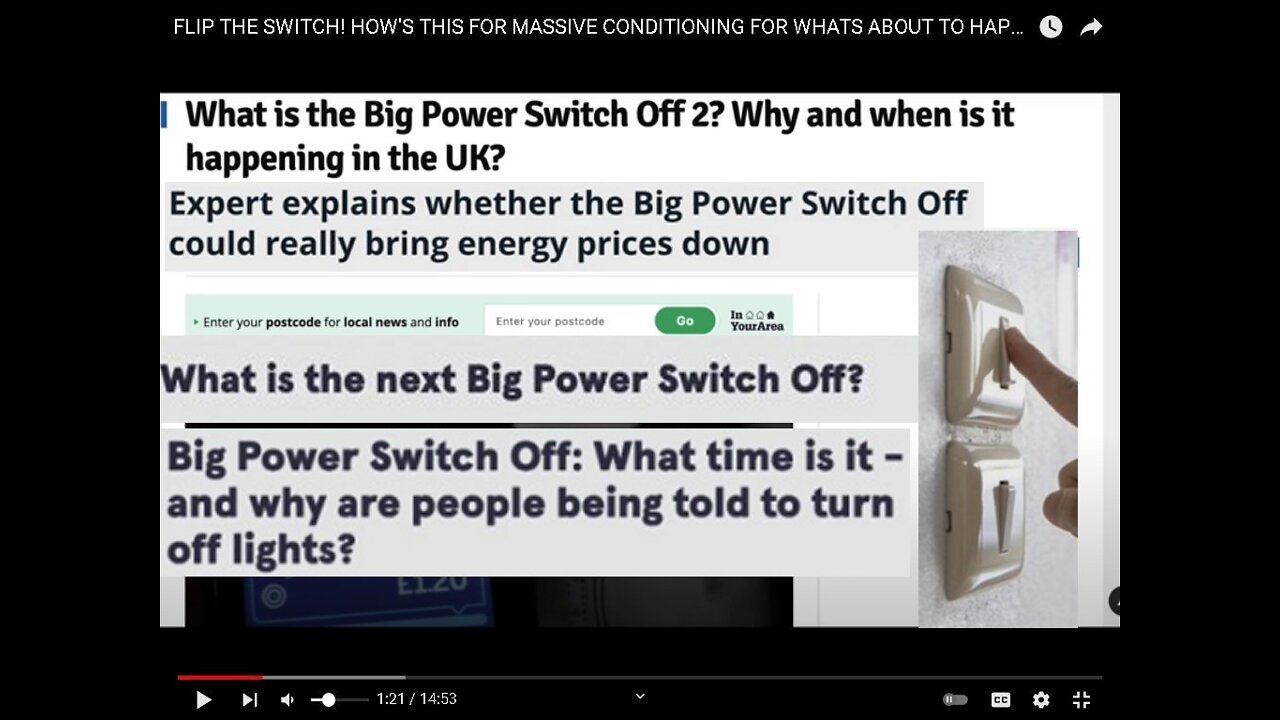 Flip the Switch! How's This for Massive Conditioning for Whats About to Happen!