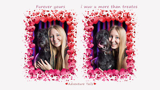 Valentine’s Day 2021 with my Goldendoodle, Brie!