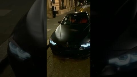 Waiting for his master in the middle of the night #shorts #shortsvideo #bmw