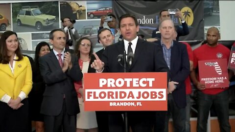 Gov DeSantis: You're Damn Right I Overruled Local Governments Locking You Down & Forcing Mandates!