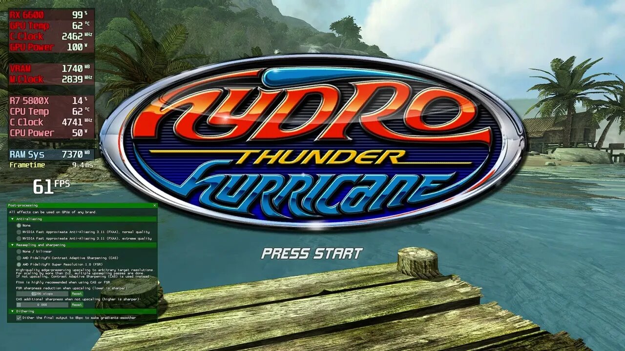 Xenia Hydro Thunder Hurricane 5800X | RX 6600 | 1440p | 2023