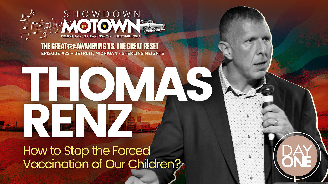 Thomas Renz | Thomas Renz Speaks At ReAwaken America Tour Detroit, Michigan! Join Navarro, Flynn, Eric Trump & Team America At Oct 18-19 Selma, NC ReAwaken! Request Tix Via Text 918-851-0102