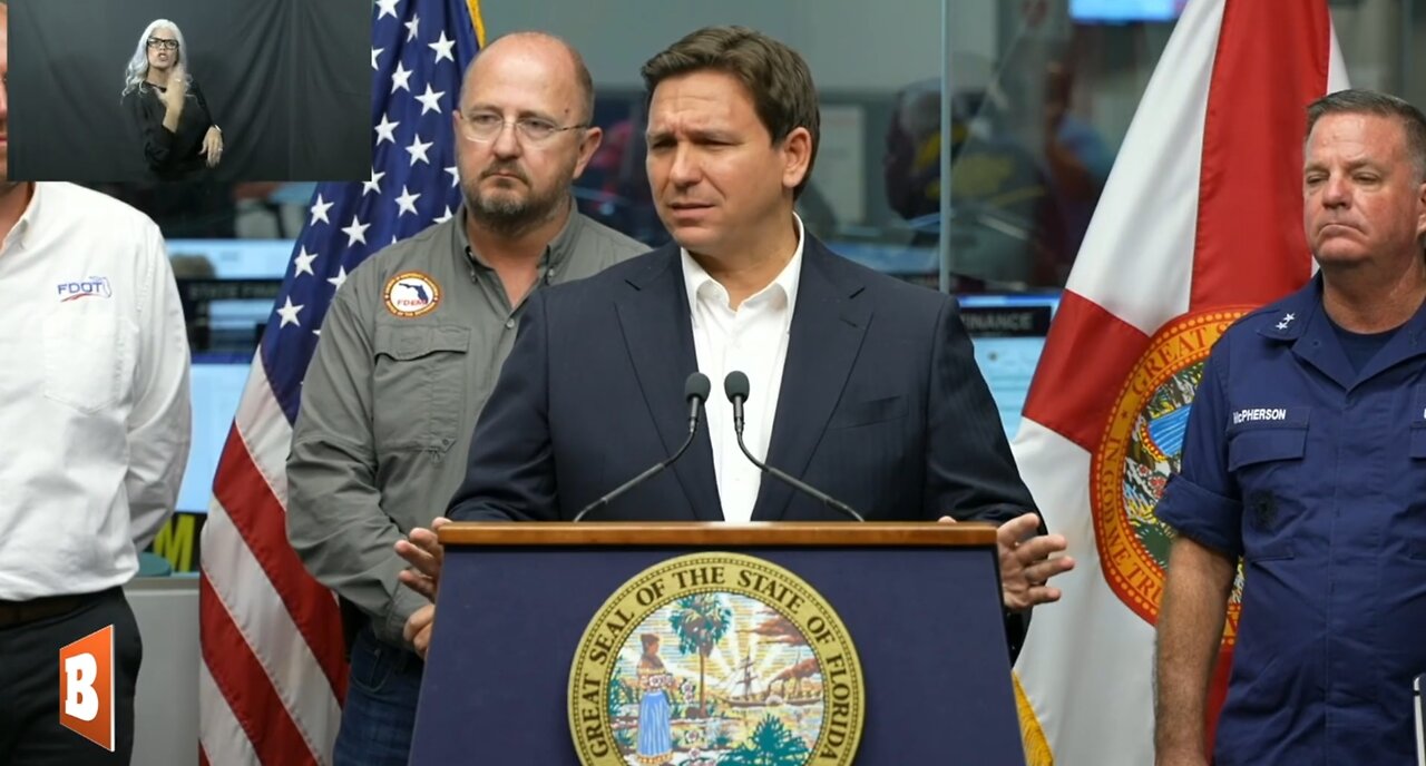 LIVE: Ron DeSantis giving Hurricane Ian update…