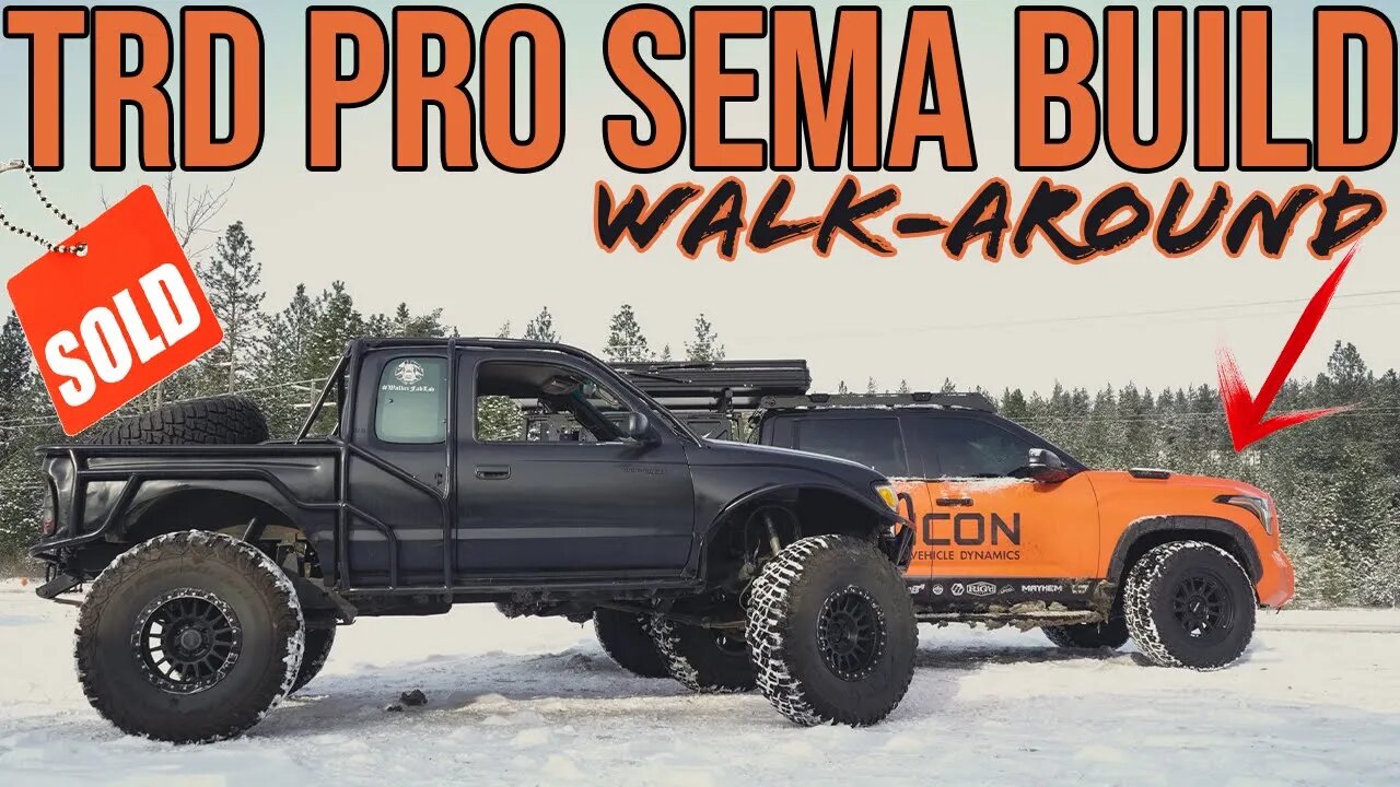 I Sold my Truck to a SEMA Builder - Tundra TRD Pro Build Walkaround