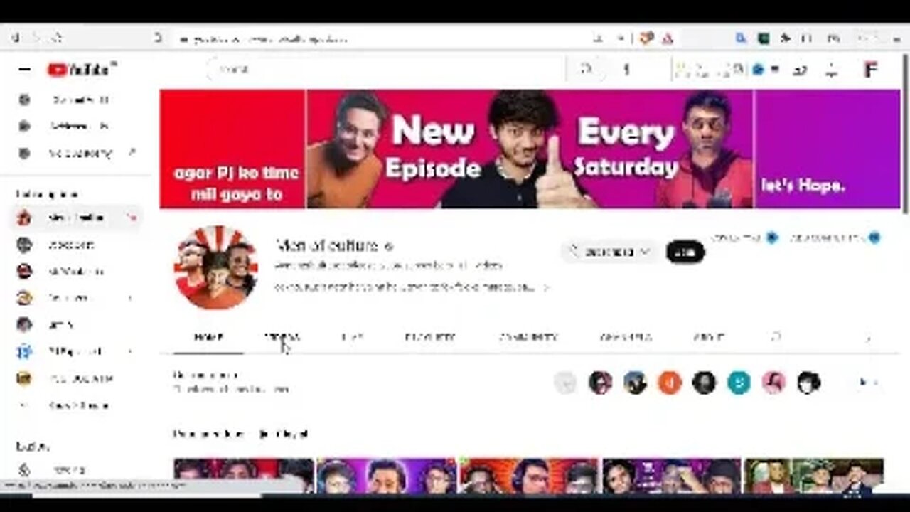Fack live Stream Men of culture Youtube live Stream Glitch