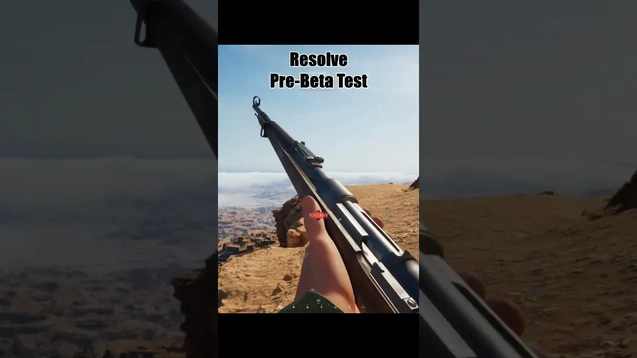 Resolve world war 2 first person shooter preformance test - pre-beta testing