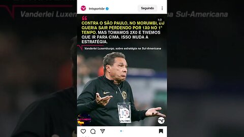 VANDERLEI LUXEMBURGO COMPLETAMENTE PERDIDO NO CORINTHIANS