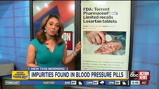 FDA: Torrent Pharmaceuticals Limited recalls Losartan tablets