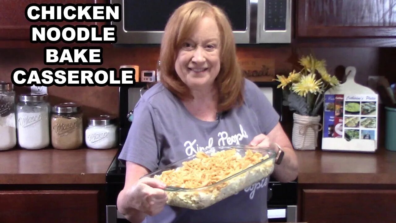 CHICKEN NOODLE BAKE, 6 Ingredients Using Your Favorite Potato Chip Dip