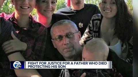 Fight for justice for a father who died protecting his son