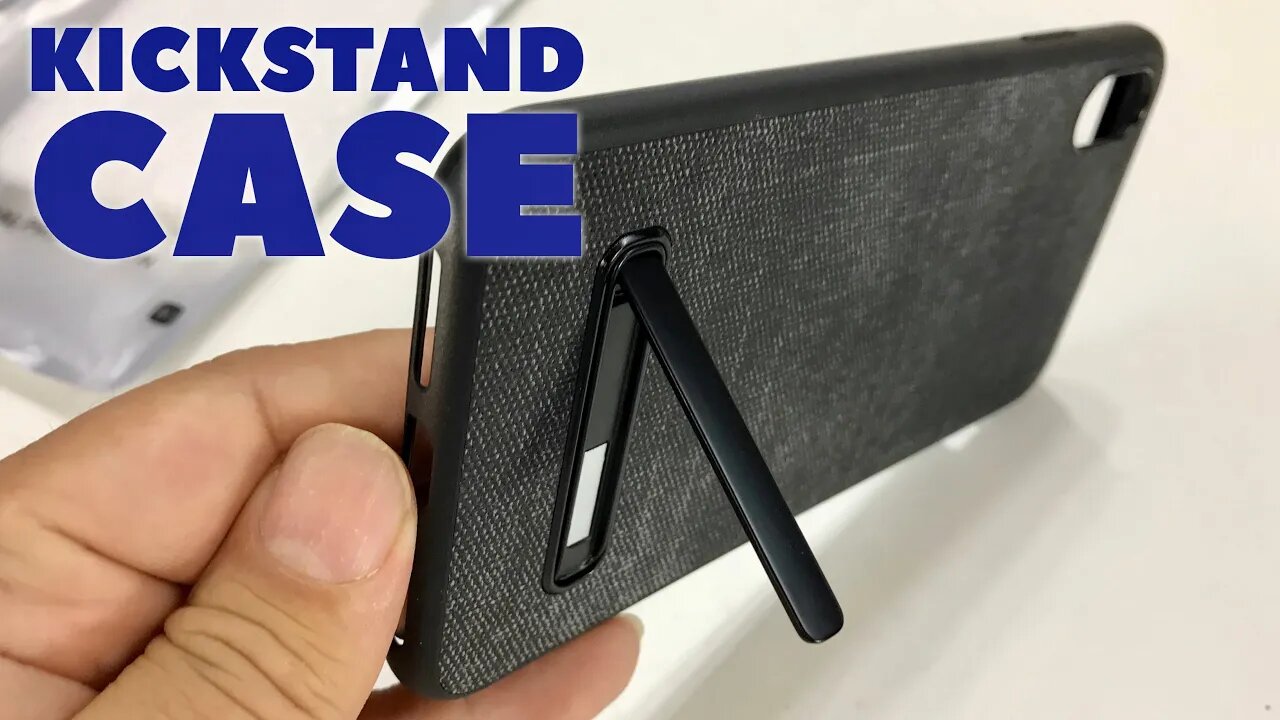 Denim iPhone Xs Max 6.5” Case with Kickstand Unboxing