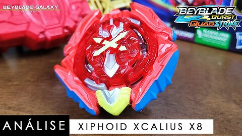 Análise KIT XCALIUS COM LANÇADOR POTÊNCIA E VELOCIDADE - Beyblade Burst QuadStrike