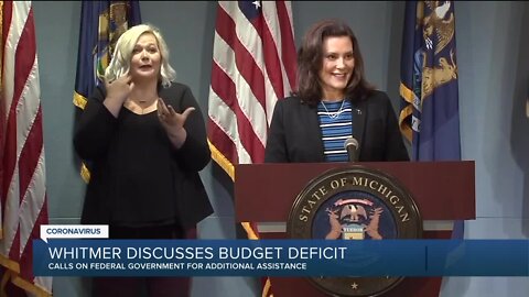 Whitmer calls on federal government to prioritize funding for states