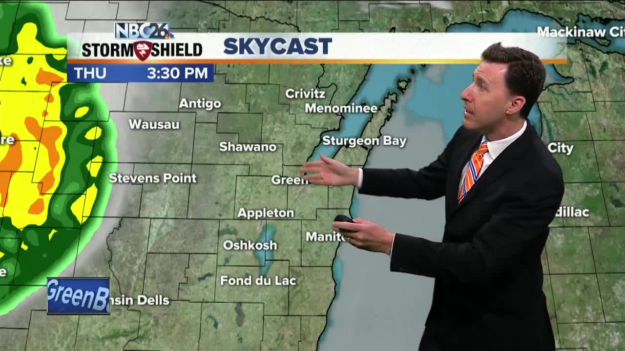 Michael Fish's NBC26 weather forecast