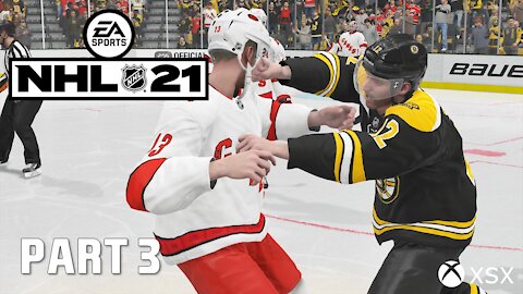 Hat Trick, Baby! | NHL 21 Complete Season Playthrough Part 3 | XSX Gameplay