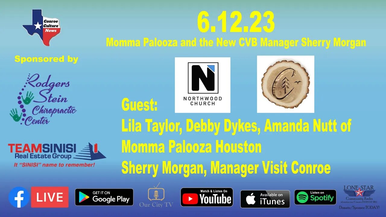 6.12.23 - Momma Palooza and the New CVB Manager Sherry Morgan - Conroe Culture News