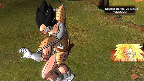 A team of Nude Vegeta's gang up on Goku (No homo)