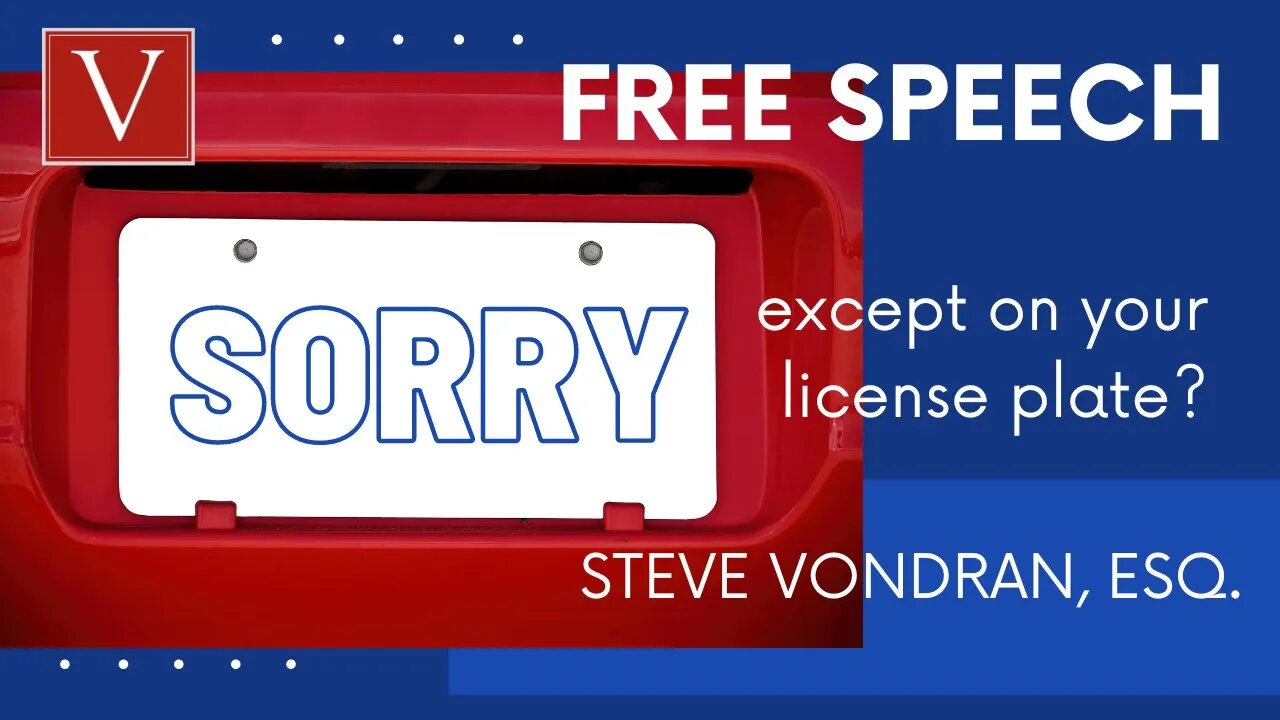 Free Speech on License Plates?