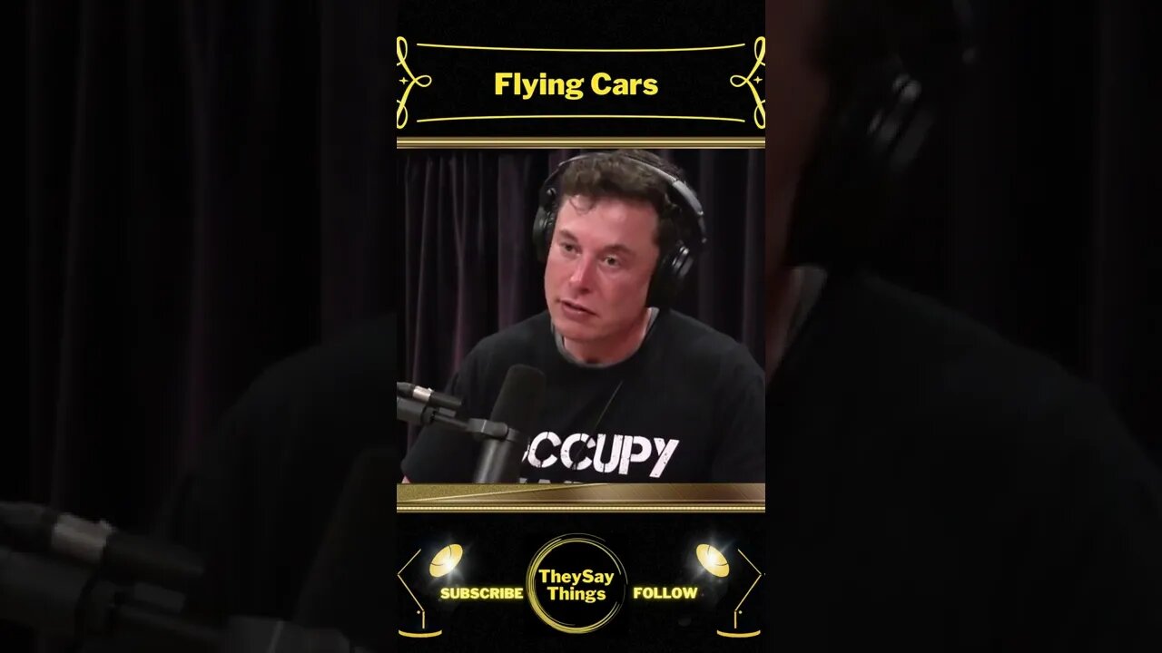 Elon Musk, Flying Cars