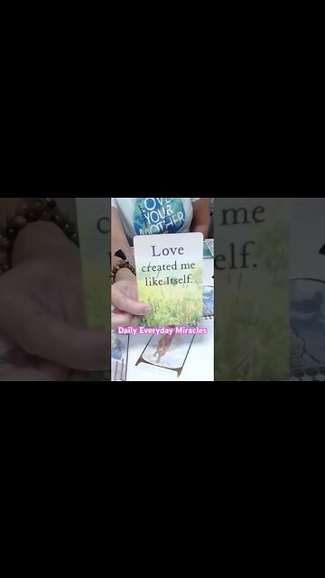 Daily Everyday Miracles #acim #everydaymiracles #acourseinmiracles