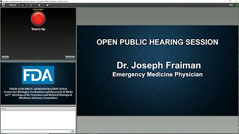 FDA Open Public Hearing Session For COVID-19 Injections - Sep 2019