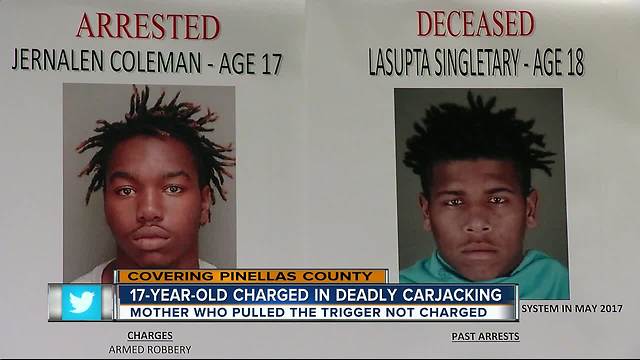 Clearwater detectives charge 17-year-old with 2nd degree murder in fatal carjacking