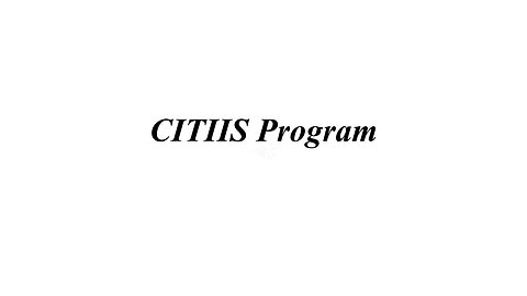 CITIIS Program