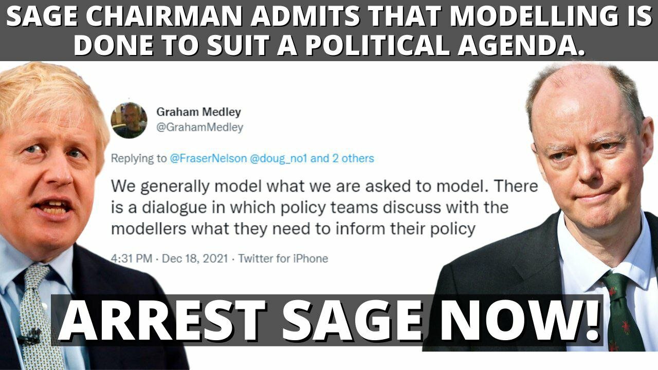 Sunday 19th December 2021 Modelling is done to suit a political agenda