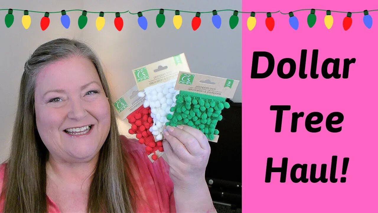 Weekly Dollar Tree Haul/New Stockings & Hats, Christmas Floral, Light up Angels & New Craft Supplies