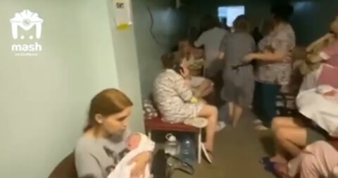 Former Ukraine: In the basement of the shelled maternity hospital in Donetsk