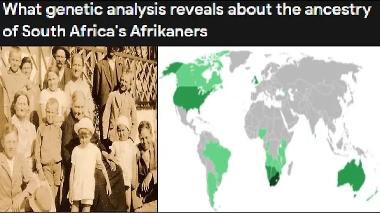 WHO'S THE REAL AFRICAN: AFRIKANER