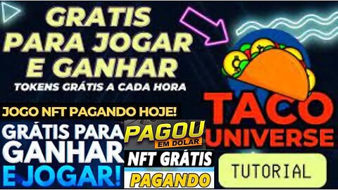 plataforma taco jogo nft da rede wax /tutorial completo