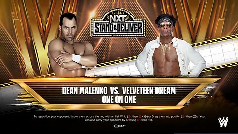 WWE 2k24 Dean Malenko vs Velveteen Dream