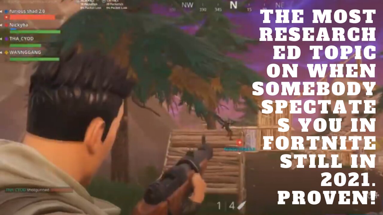 The most researched topic on When somebody spectates you in Fortnite still in 2021. Proven!