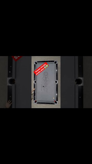 NEW INSANE CIRCULAR STROKE SHOT! ⚪🔴⚫✔ #billiards #8ballpool #shorts