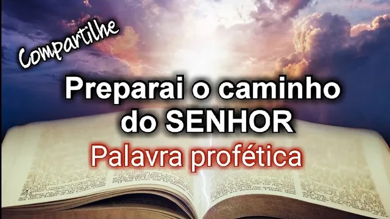 PREPARAI O CAMINHO DO SENHOR #palavra #profecia #jesus #biblia #compartilhe