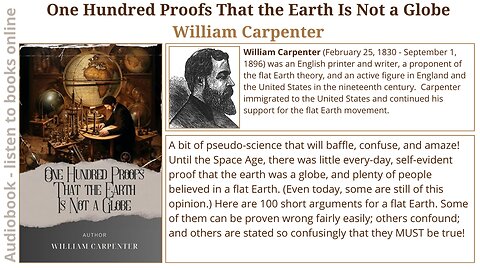 One Hundred Proofs That the Earth Is Not a Globe - William Carpenter