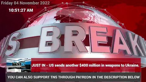 JUST IN - US sends another $400 million in weapons to Ukraine.